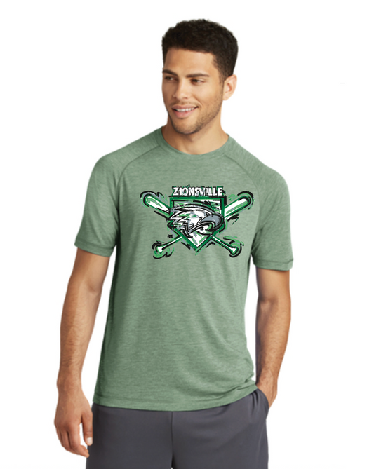 Zionsville Baseball Men's Active Tee by Justin Patten