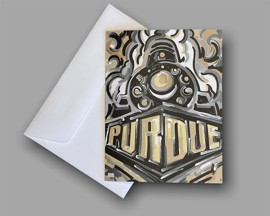 Purdue University Boilermaker Special Note Card Set of 6 by Justin Patten