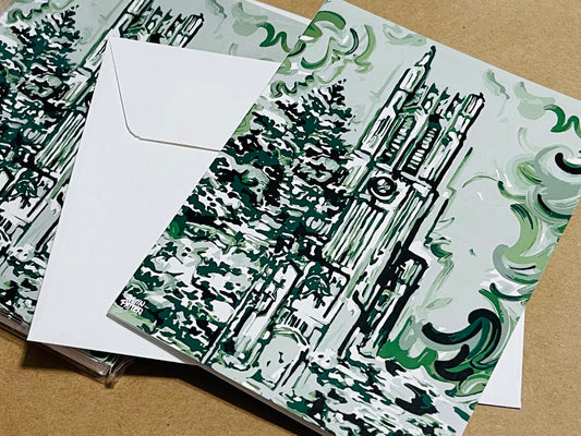 Michigan State University Note Card Set of 6 by Justin Patten