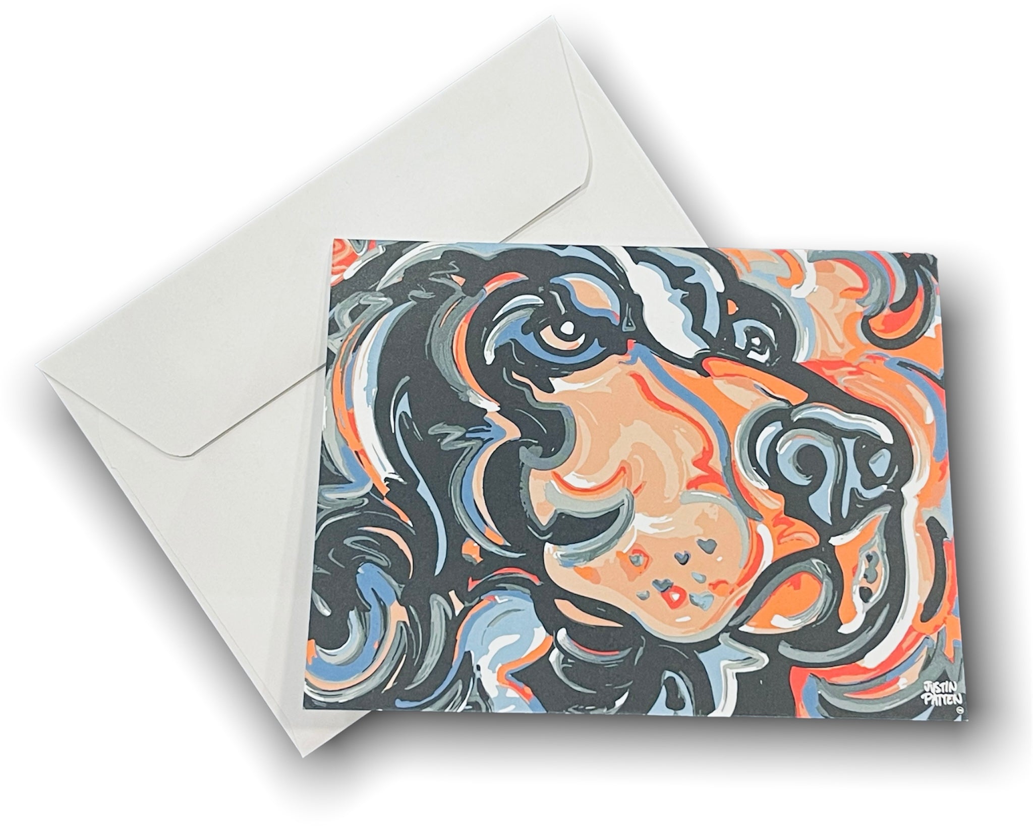 University of Tennessee Smokey Note Card Set of 6 by Justin Patten