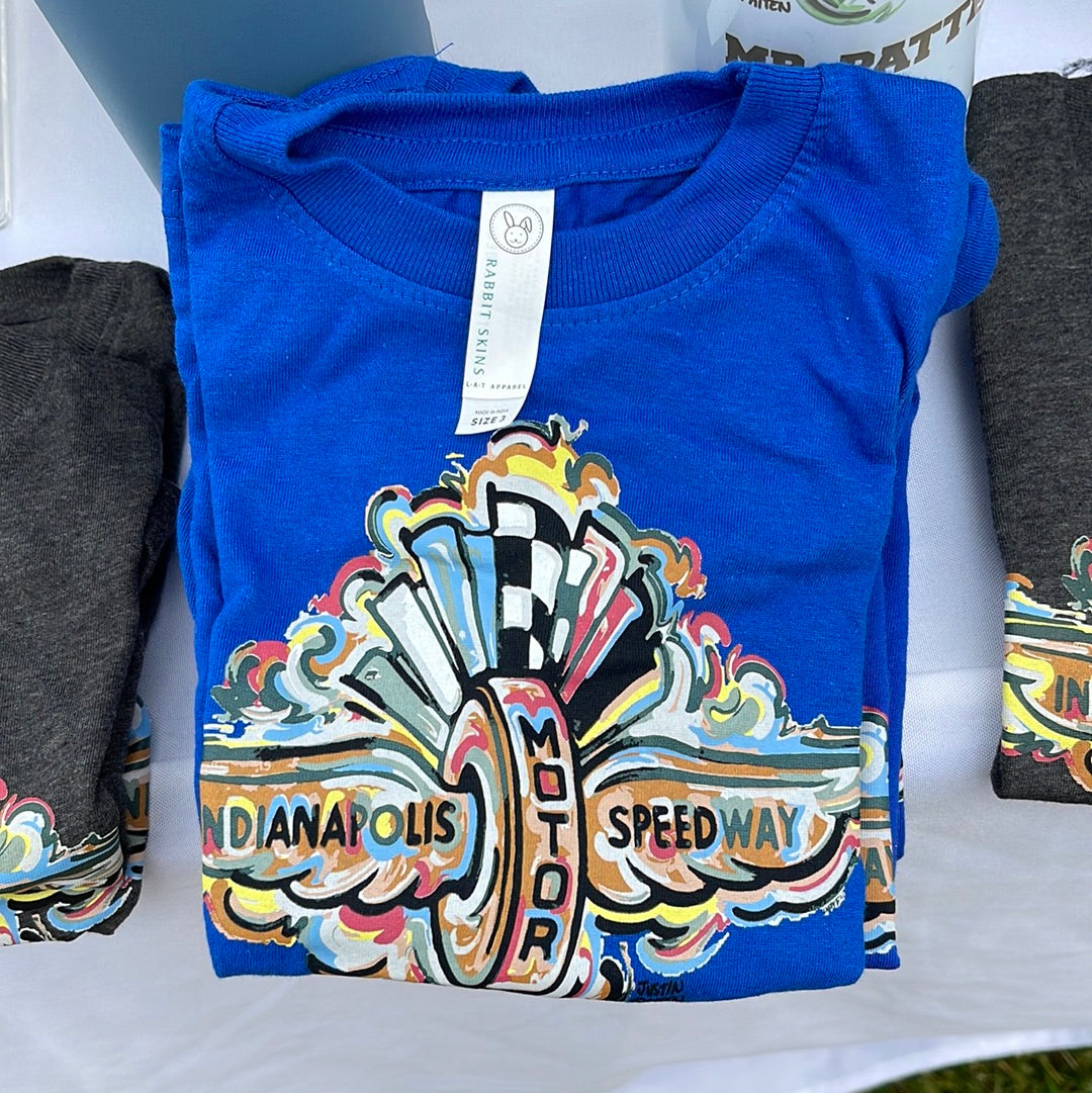 Indianapolis Motor Speedway Toddler Tee by Justin Patten (2 Colors)