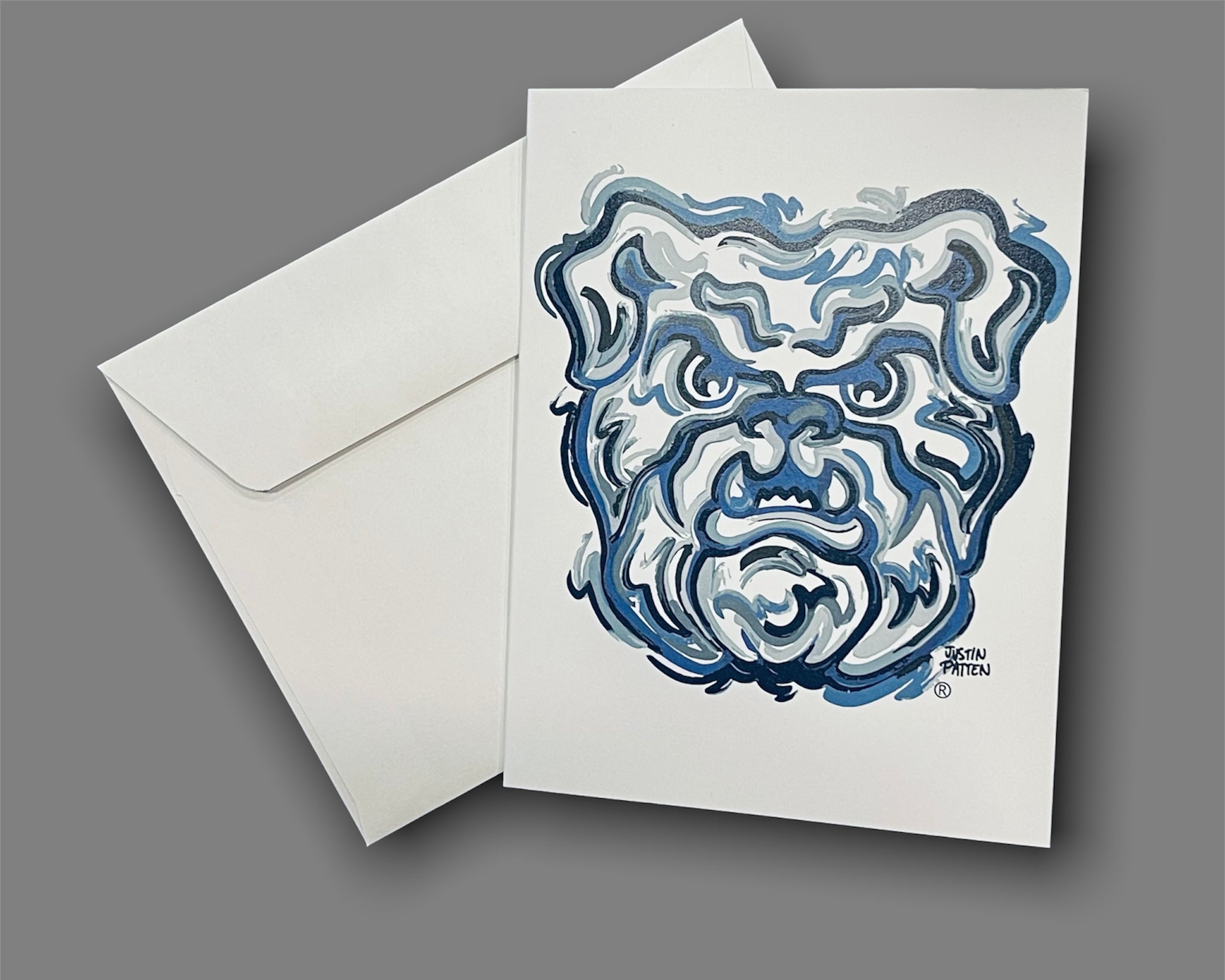Butler University Mascot Note Card Set of 6 by Justin Patten