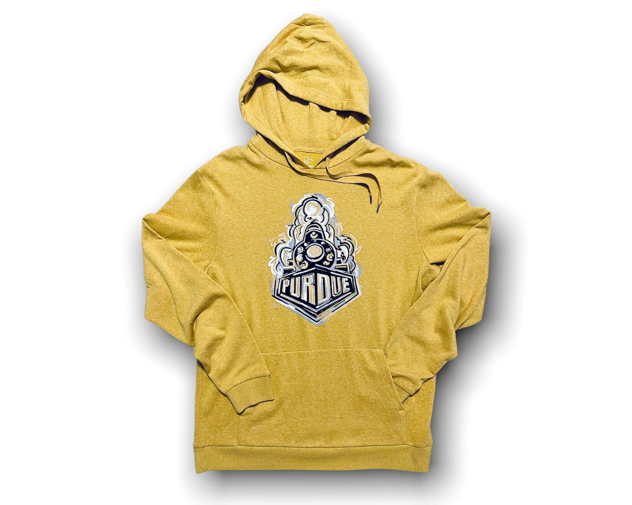 Purdue Boilermaker Special Unisex Fleece Hoodie by Justin Patten (2 Colors)