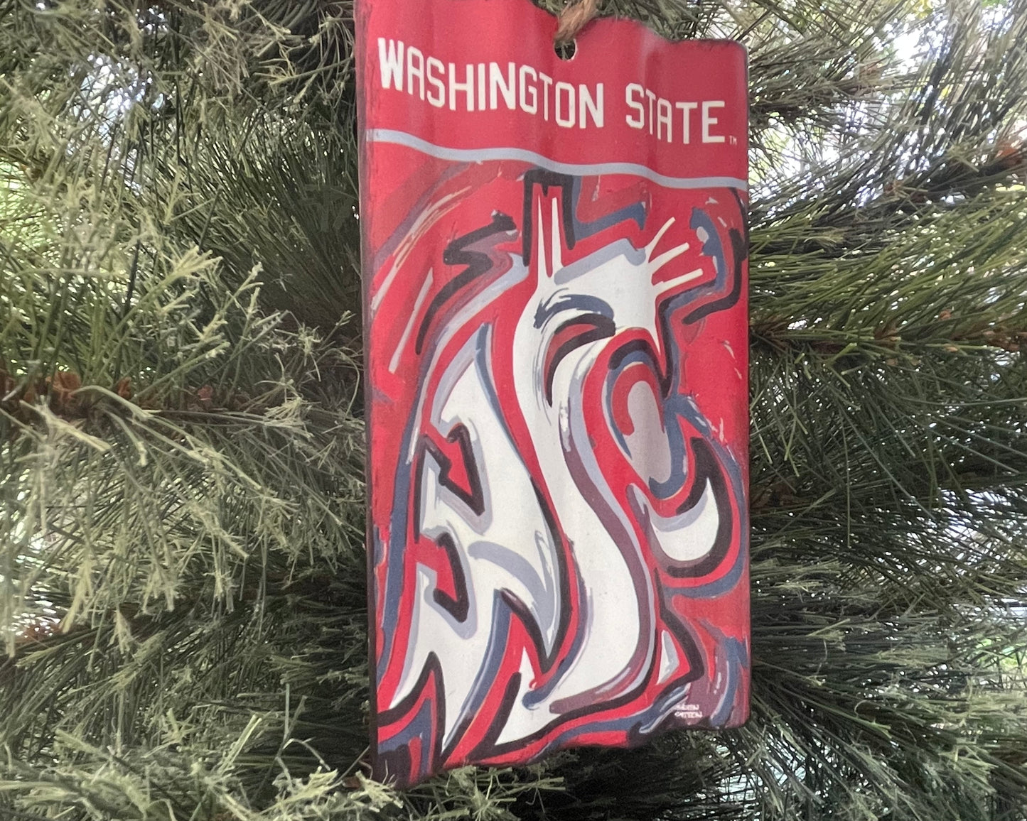 Washington State University Ornament by Justin Patten