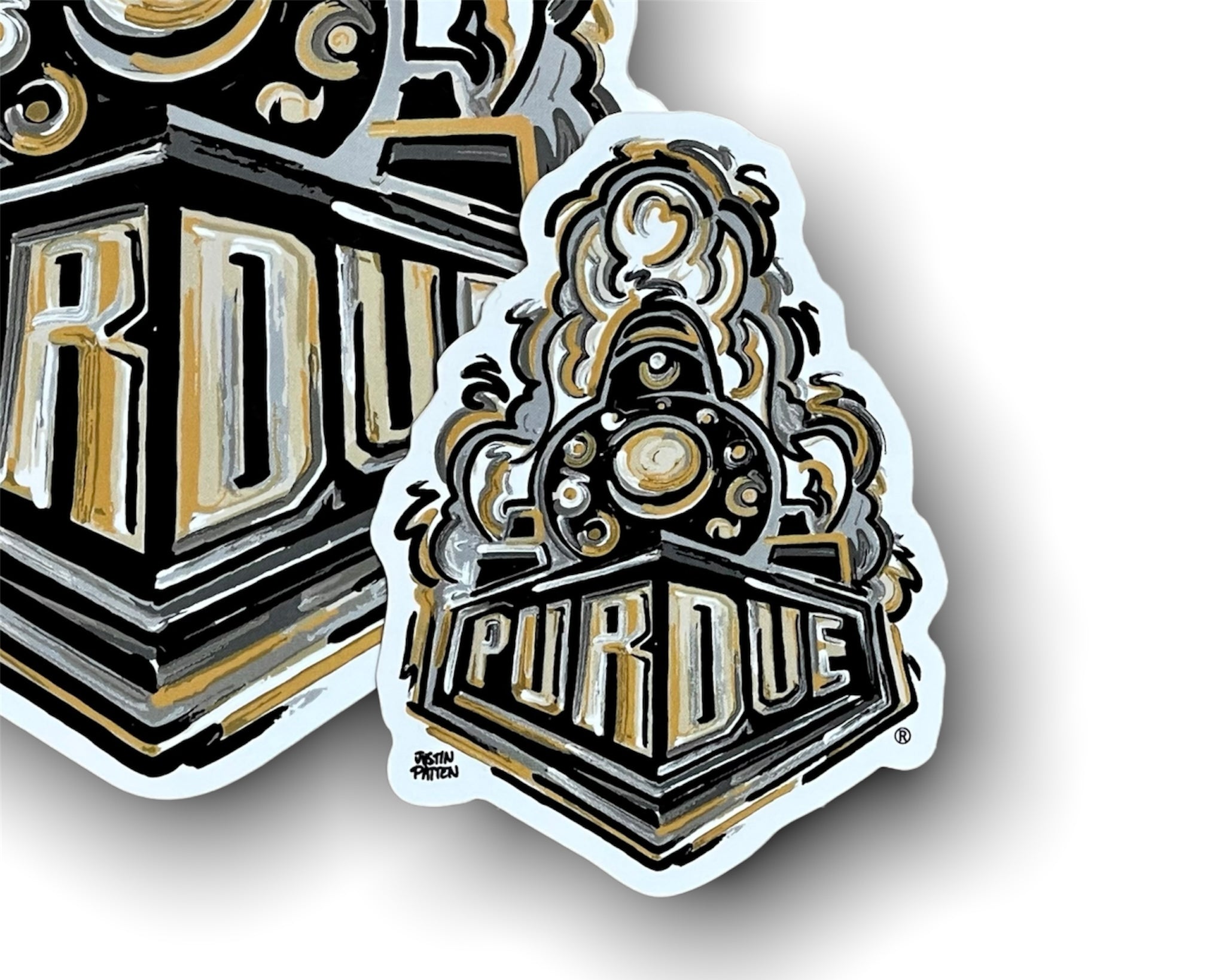 Purdue Boilermaker Special Mini Vinyl Sticker By Justin Patten – Storm ...